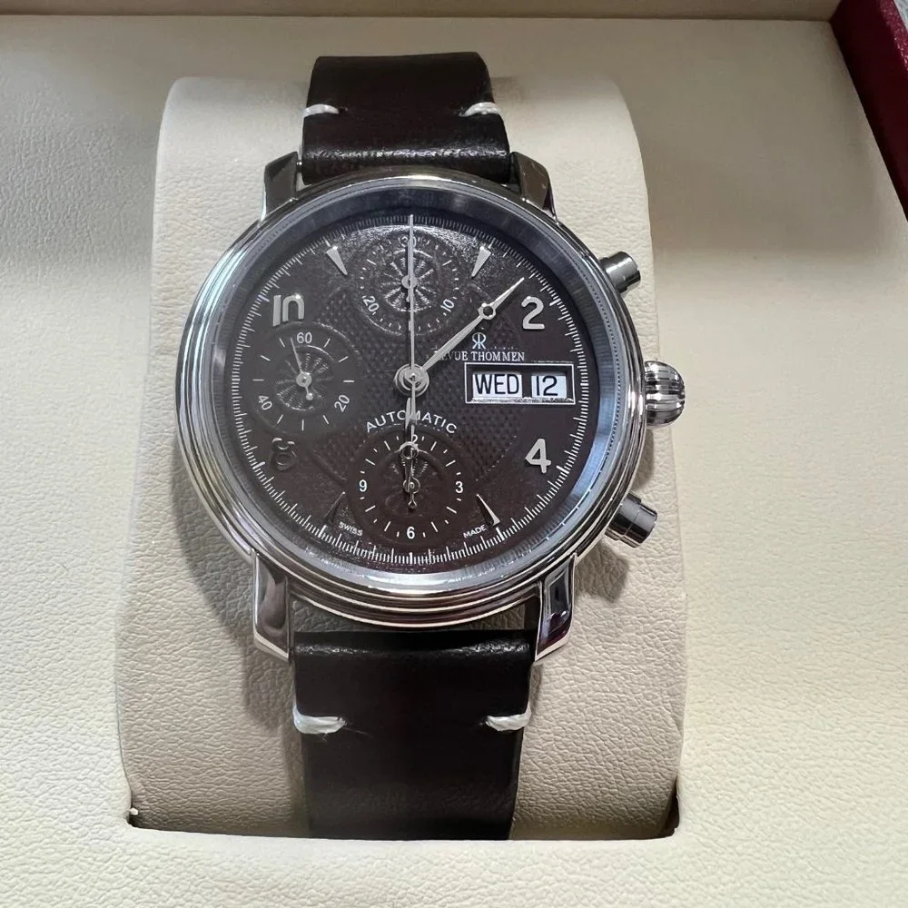 Revue Thommen Automatic Chronograph, 1701.6 ETA Valjoux 7750 Swiss Made - Picture 2 of 9